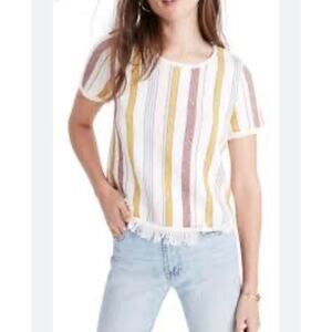 Madewell Women's Blakely Stripe Sweater | XXS